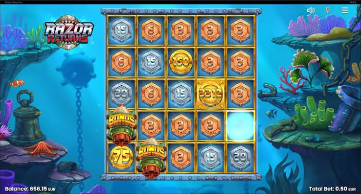 Overzicht van symbolen en spelregels - Razor Returns